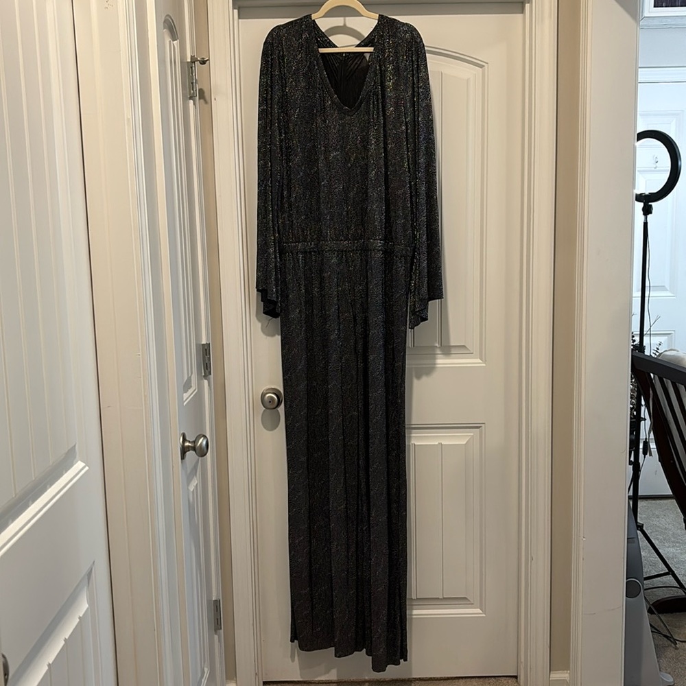 Ashley Stewart Black Sparkly Jumpsuit NWT! Size 26/28